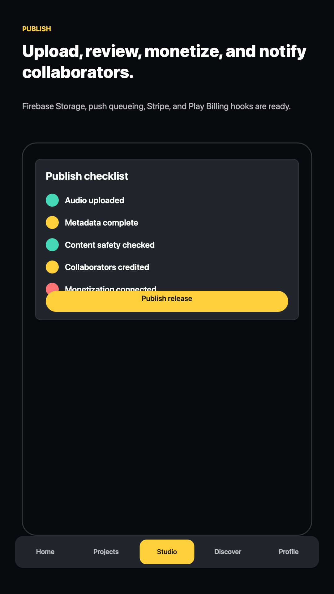 Humminbird publishing screen